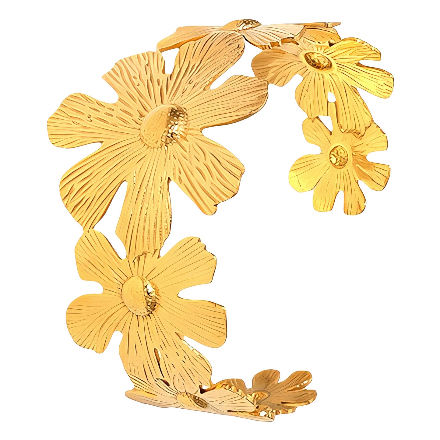 Flower Meadow Bracelet – 18K Gold Plated Stainless Steel