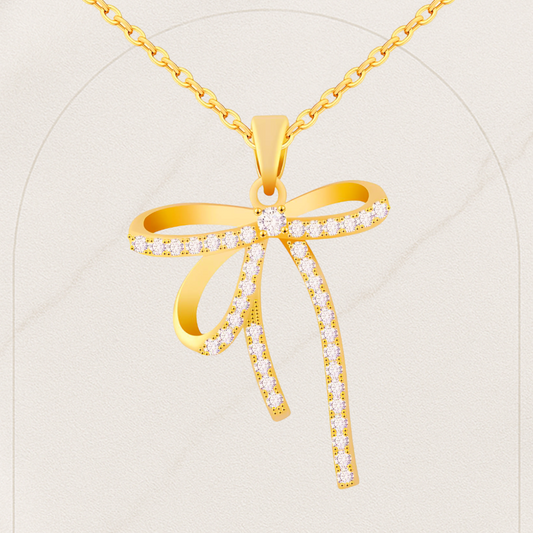 Pendant Necklace – 18K Gold Plated Stainless Steel | Waterproof & Hypoallergenic