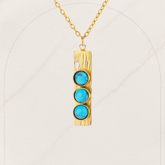 Minimalist Bar Necklace – 18K Gold Plated Stainless Steel | Waterproof & Hypoallergenic