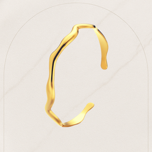 Leaves Bracelet – 18K Gold Plated Stainless Steel | Waterproof & Hypoallergenic